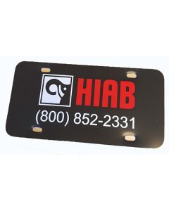 HIAB Plastic Ad Plate
